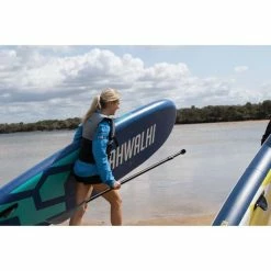 Tahwalhi Inflatable Stand-up Paddle Board 10'6" - Turquoise Bay -Spear Fishing Gear Shop BCF 614696 09 hi res