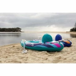 Glide Inflatable Kayak Aquavate Junior Teal 15 Glide Inflatable Kayak Aquavate Junior Teal -Spear Fishing Gear Shop BCF 635384 04 teal hi res