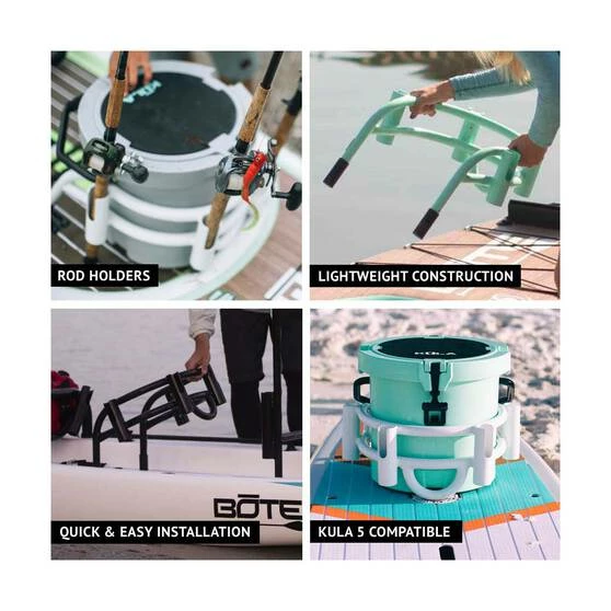 BOTE Stand Up Paddle Board Bucket Rac White 3 BOTE Stand Up Paddle Board Bucket Rac White